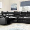711Ax8PXNIL._AC_SX679_ Roma Recliner Sofa In Premium Black Leather