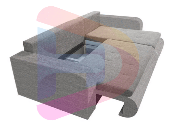 Berlin Corner Sofa Bed with Storage | Modern Modular Luxury Sofa