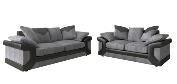 Dino 3 and 2 Seater Fabric Sofa Set