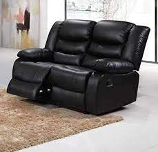 images (10) Roma Recliner Chair 3 and 2 In Premium Black Leather
