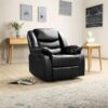 images (14) Roma Recliner Chair 3 and 2 In Premium Black Leather