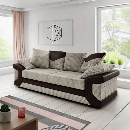 Dino 3 Seater Fabric Sofa Set