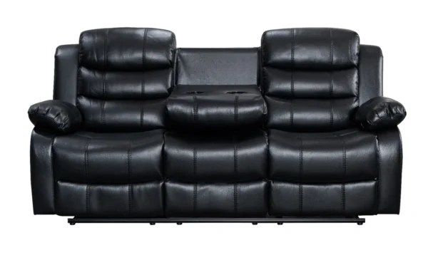 s-l1600 (1) Roma Recliner Chair 3 and 2 In Premium Black Leather