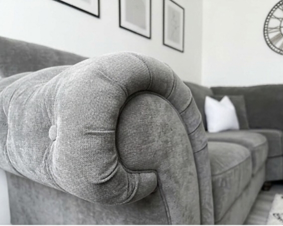 Verona 4 Seater Sofa – Modern Luxury Living Room Furniture Verona 4 seater sofa in a stylish contemporary living room with modern décor