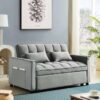 sofa bed 2 seater modern convertible compact sofa