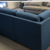Corner Sofology sofa in modern blue fabric with spacious L-shape seating and stylish contemporary design