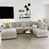 U Shape Sofa – Modern Spacious Seating for Living Rooms Modern U shape sofa with spacious seating, soft upholstery, and elegant contemporary living room décor.