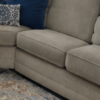 5 seat corner sofa cover in soft grey fabric designed for stylish protection and modern living room furniture
