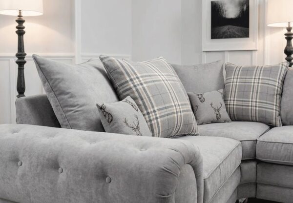 Verona 4 Seater Sofa – Modern Luxury Living Room Furniture Verona 4 seater sofa in a stylish contemporary living room with modern décor