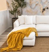 Next 4 Seater Sofa – Modern Grey Sectional Sofa for Living Room Next 4 seater grey sectional sofa with modern design in stylish living room interior