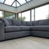 DFS grey L shape sofa