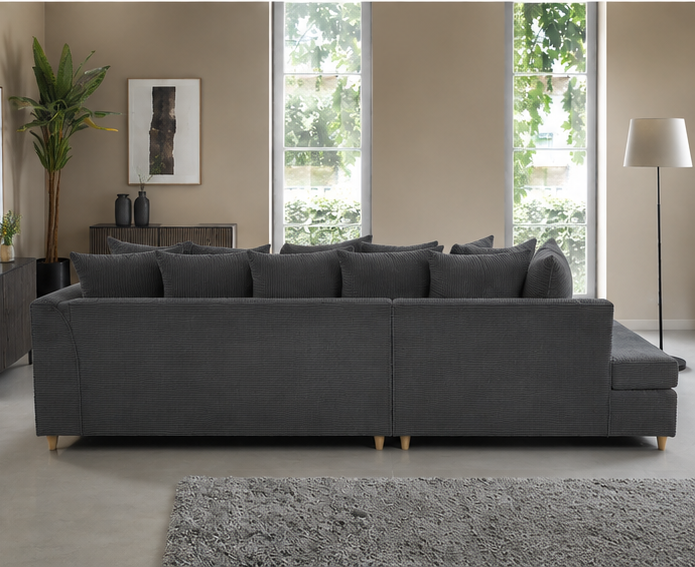 Jumbo Cord Corner Sofa - Image 4