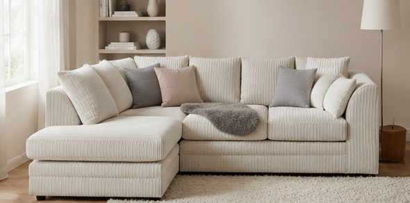 Harriet Plush Corner Sofa – Modern Soft Luxury Corner Sofa