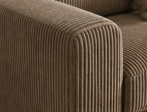 Jumbo Cord Chaise Sofa - Image 4