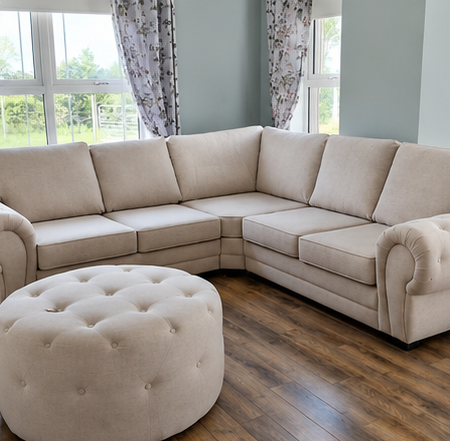 Verona Upholstered Sofa | Modern Living Room Sofa