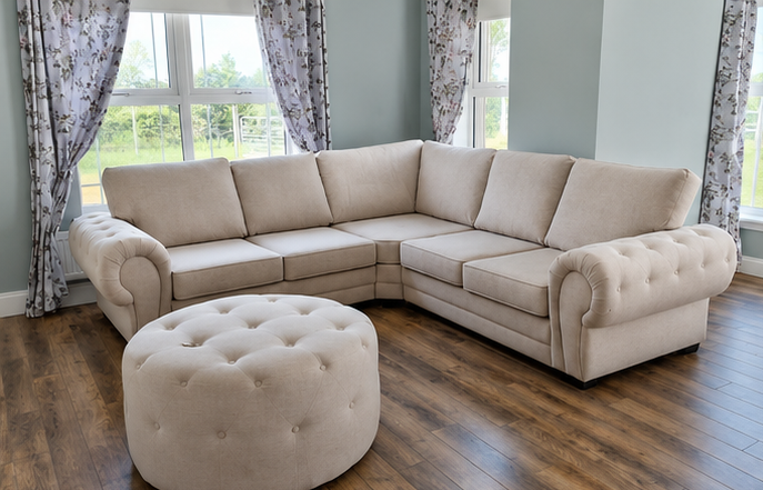 Verona Upholstered Sofa | Modern Living Room Sofa