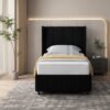 Chelsea bed luxury upholstered bed frame with padded headboard