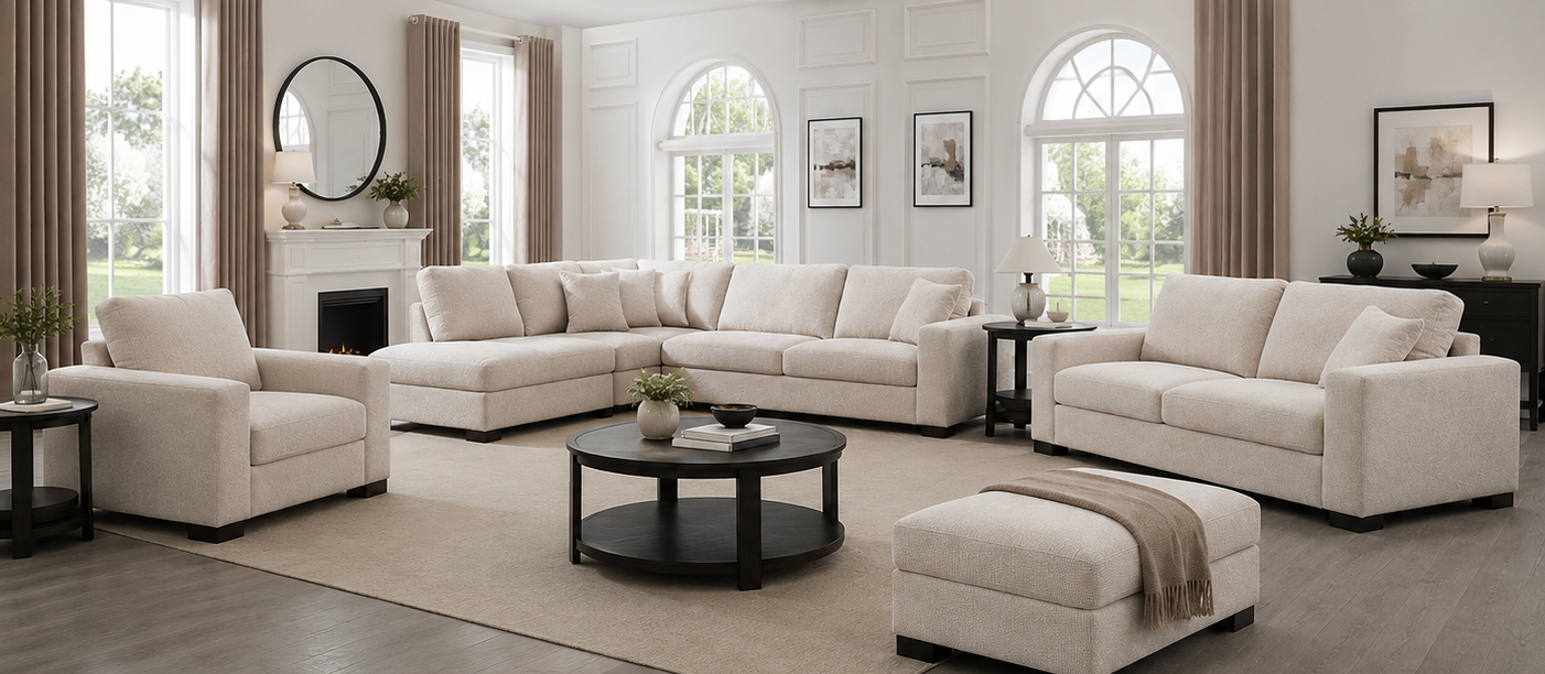 Ferguson Chenille Corner Sofa