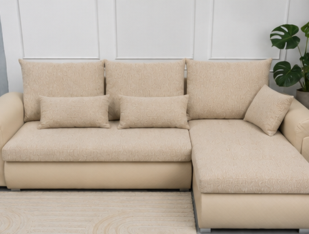 Comfort remains the priority of this convertible sofa bed