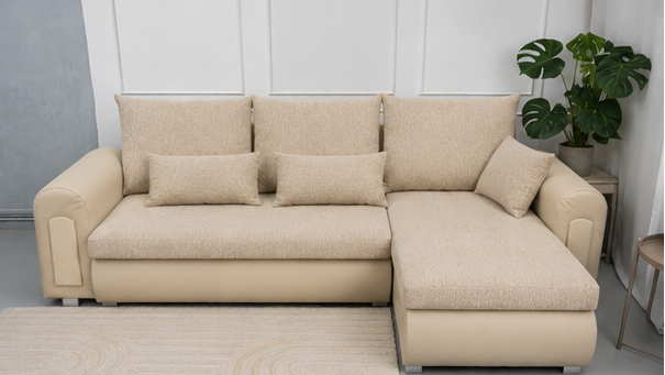 Comfort remains the priority of this convertible sofa bed