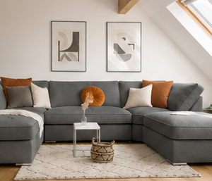 Lounge U Shape Sofa | Luxury Modern Corner Sofa