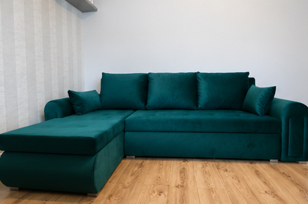 The Fold Out Sofa Bed is available in a range of stylish colours to complement different interior designs.